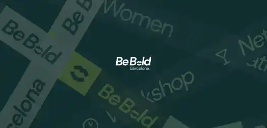 Aperçu du projet Be Bold Barcelona : identité visuelle et branding sur-mesure