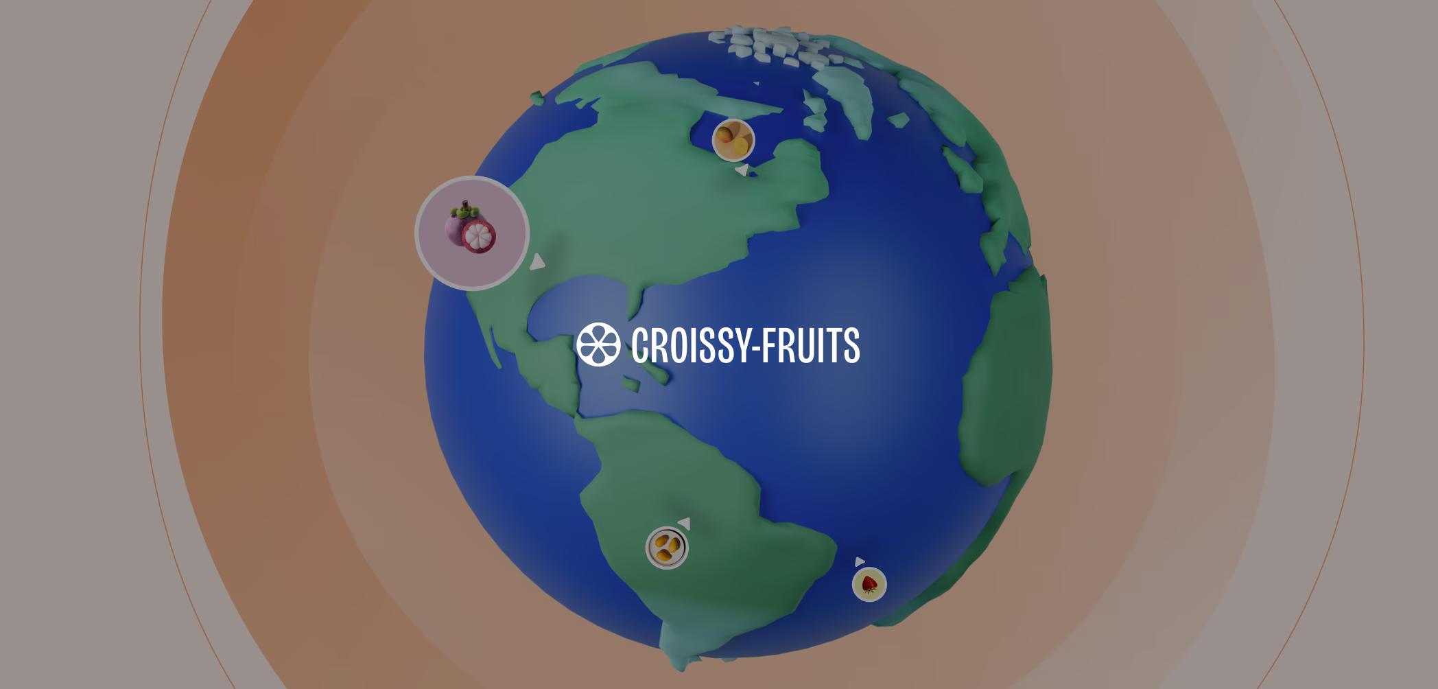 Projet Croissy Fruits : design e-commerce, modélisation 3D et développement d’un globe interactif