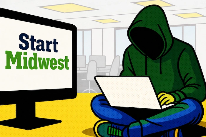 "The Secret Founder didn't notice that it was Monday already, because cramp had set in some time on Saturday afternoon" Image Credit: AI prompt/Sora