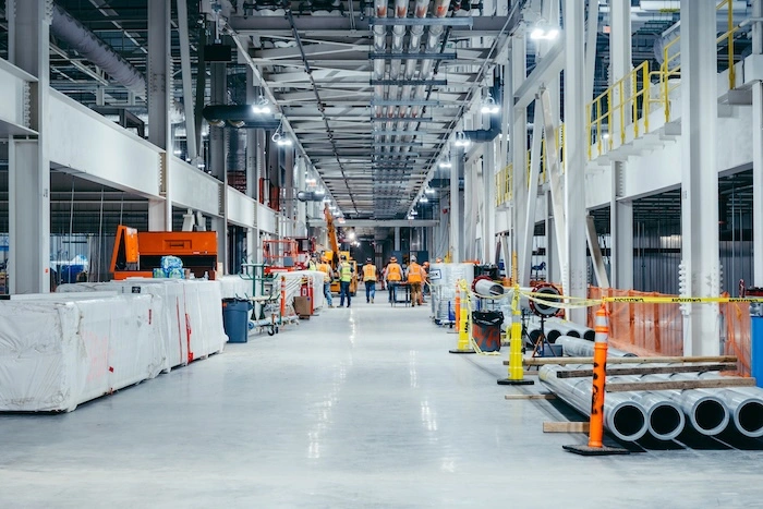 Image: Blue Oval Battery Park during construction in June, 2025 / fromtheroad.ford.com