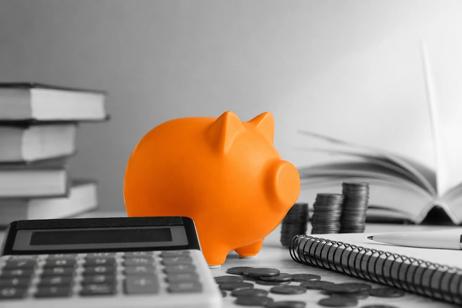 Piggy bank of startup rounds for week ending August 28 2026. Image: New Africa / shutterstock - altered by AI