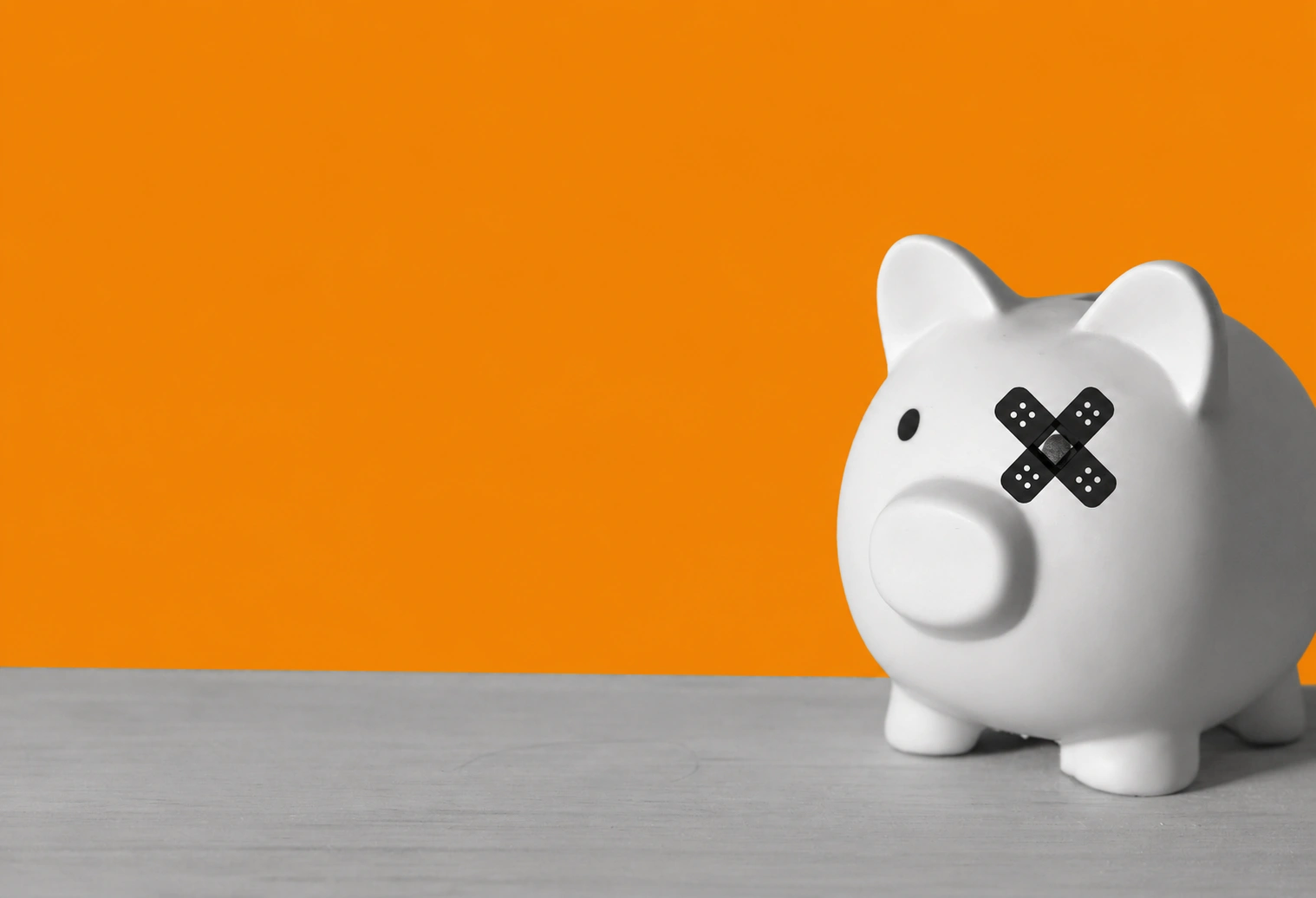 The Piggy is looking a tad beat up this week. Image: Teacher Photo / shutterstock - altered by AI