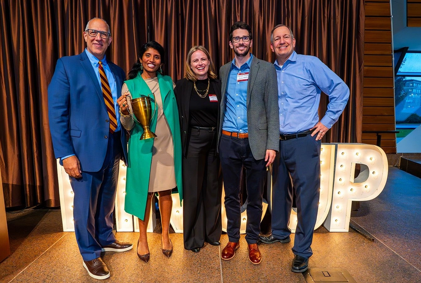 Meghana Helder, a Cardiovascular Surgeon and CEO of Octin Health which won the Minnesota Cup