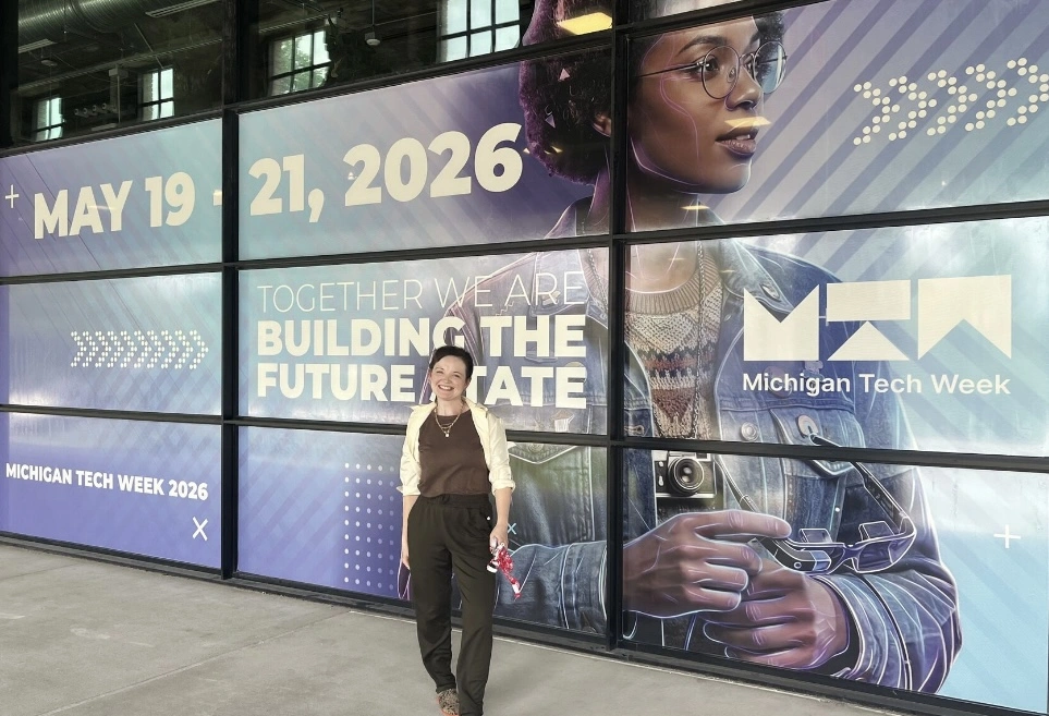 Women Innovators Lounge at Newlab during Michigan Tech Week in Detroit
