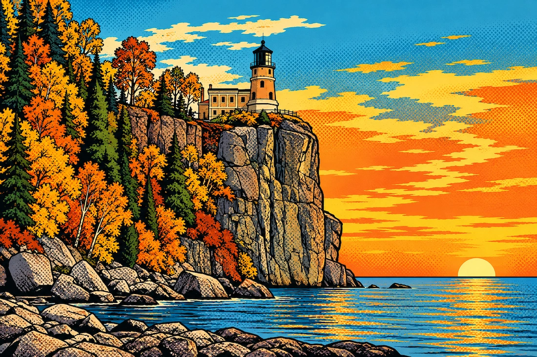 Split Rock Lighthouse Lake Superior Minnesota