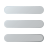Menu icon with three horizontal gray bars.