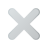 Gray rounded cross icon indicating close or cancel.