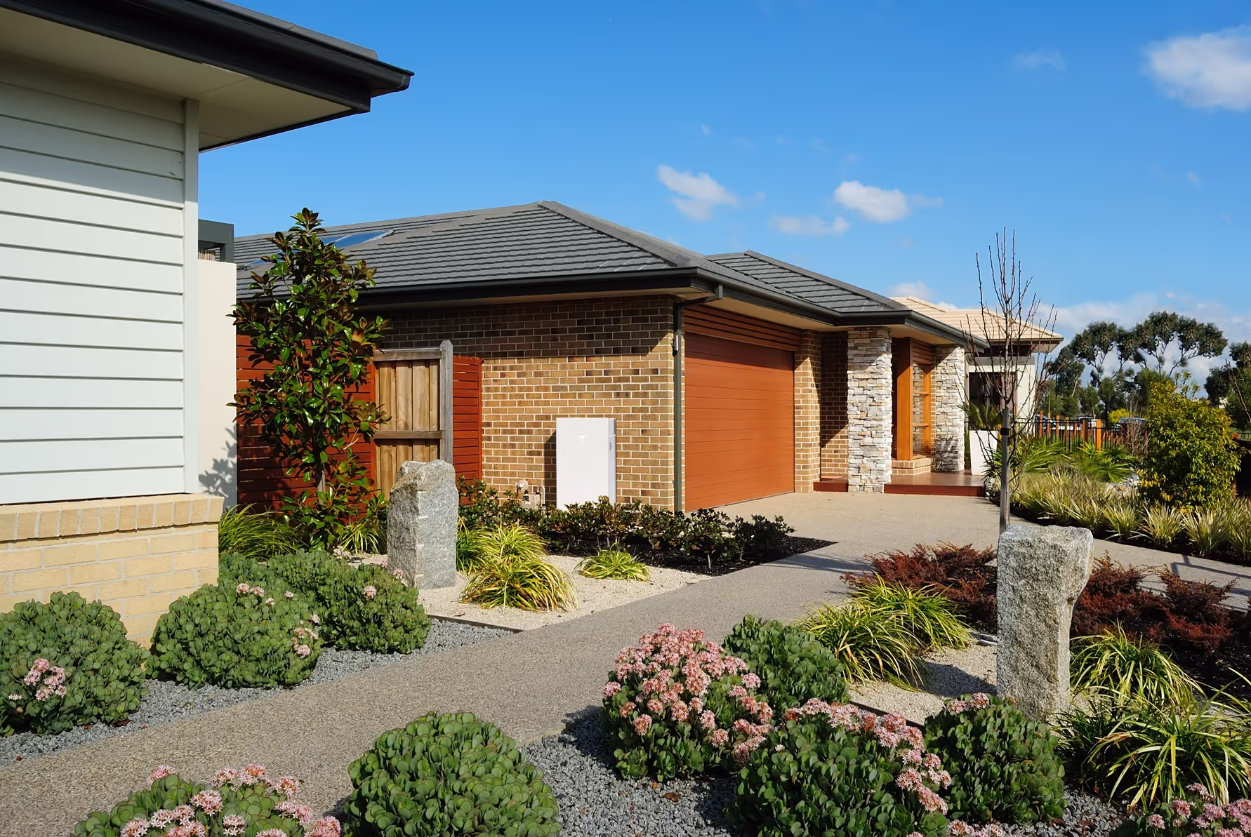 powerwall 3 installed outside the house