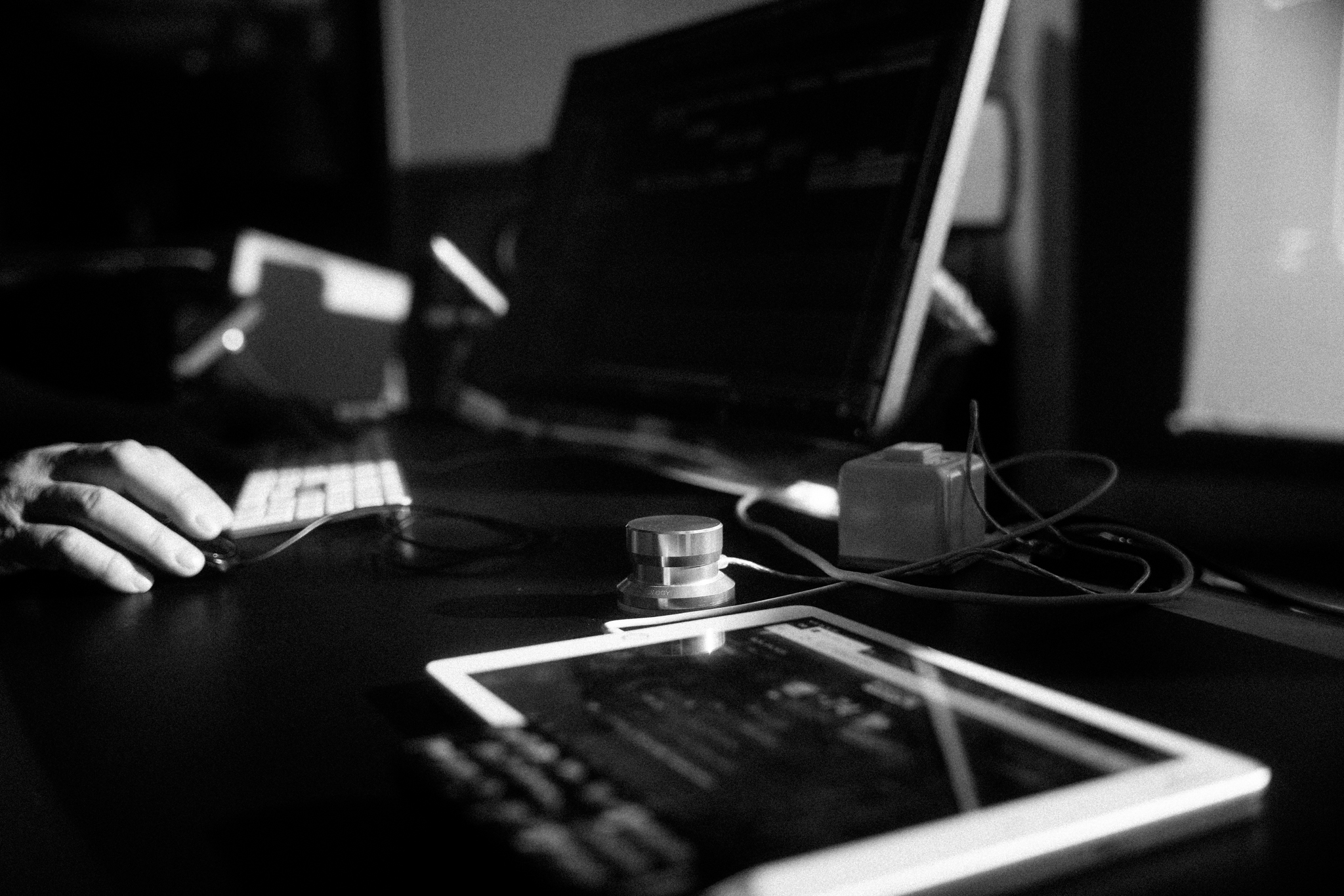 Analog synth session