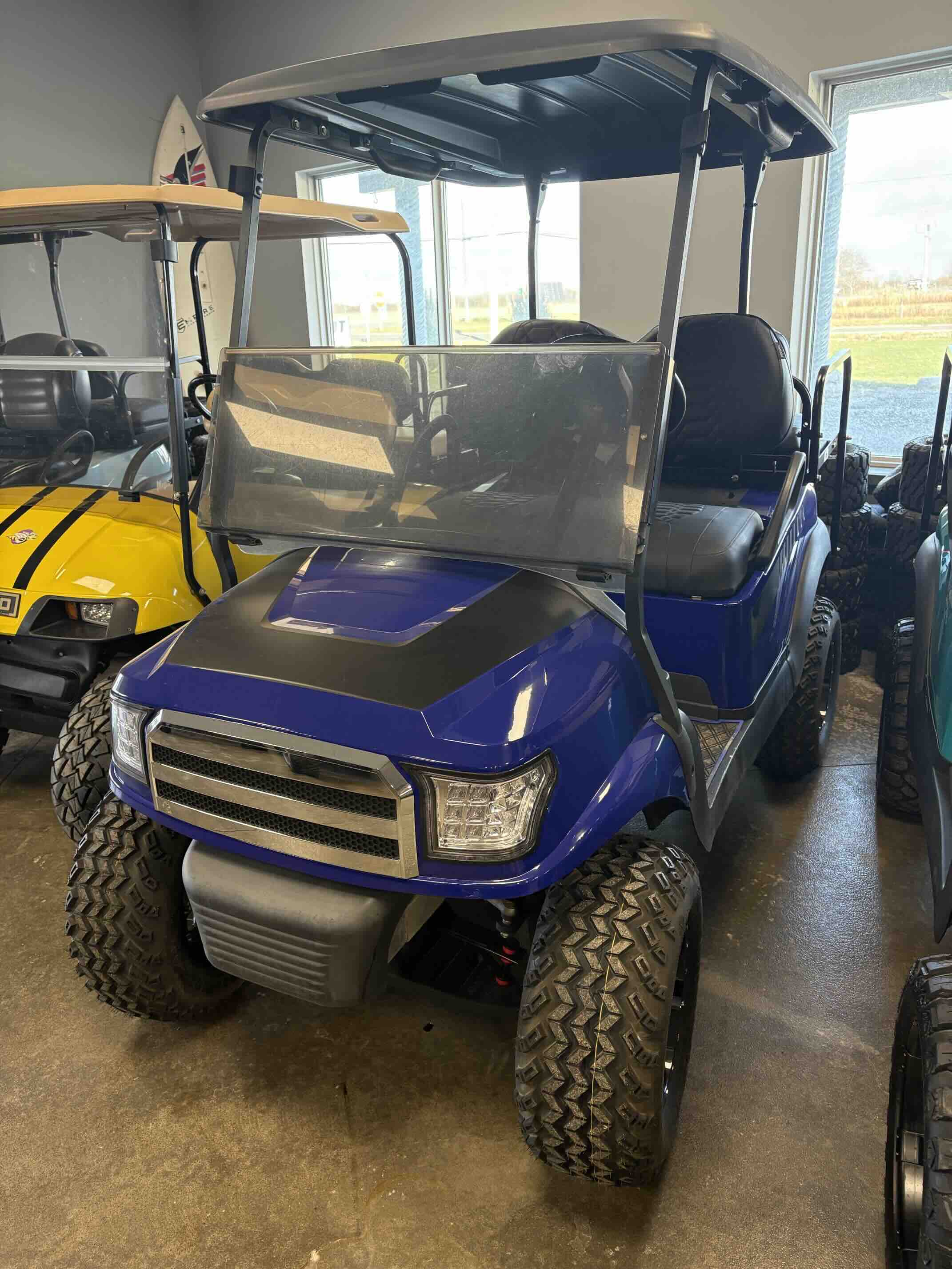 2020 Club Car Precedent 4-Passenger golf cart in Blue – Birdie Golf Carts Port Colborne