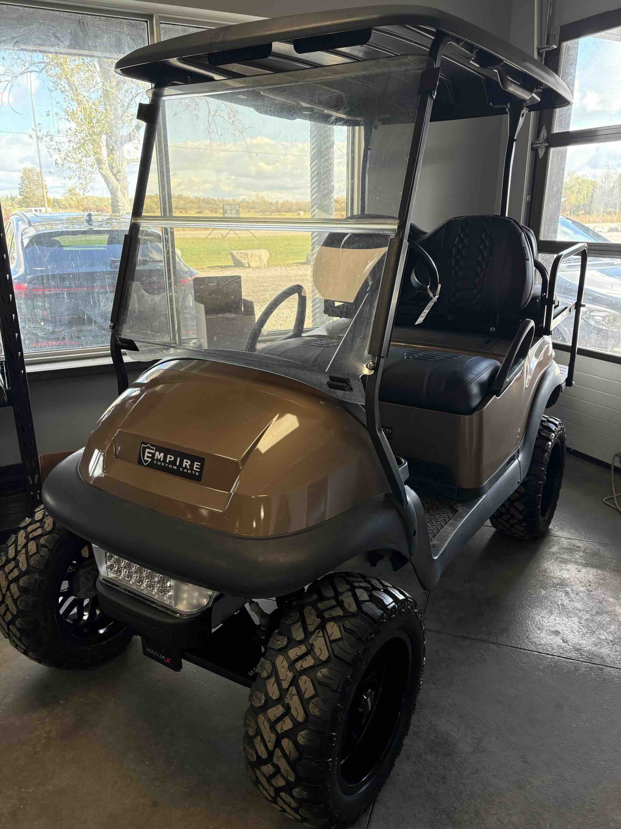 2014 Club Car Precedent 4-Passenger golf cart in Brown – Birdie Golf Carts Port Colborne