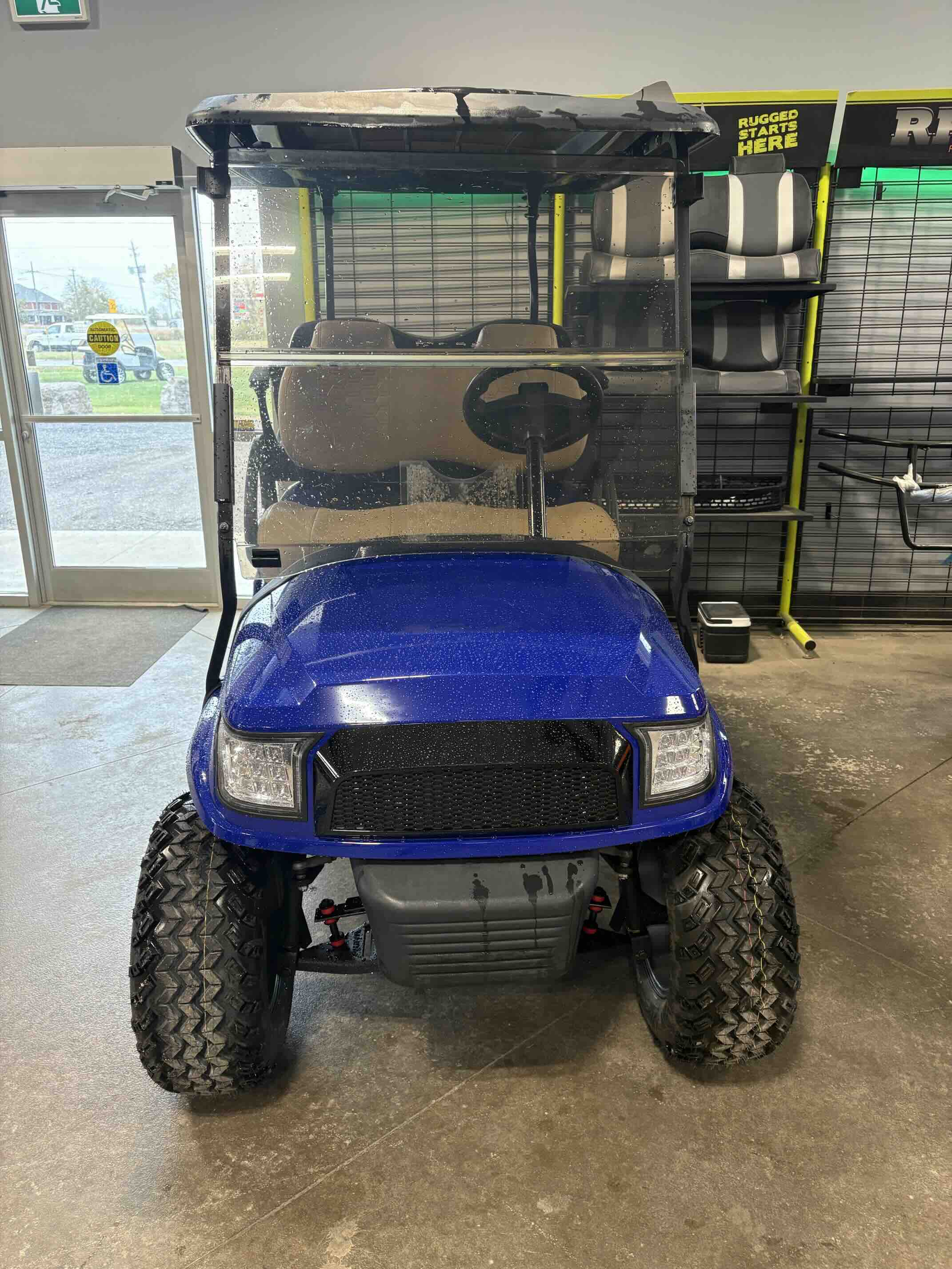 2020 Club Car Precedent 4-Passenger golf cart in Blue – Birdie Golf Carts Port Colborne