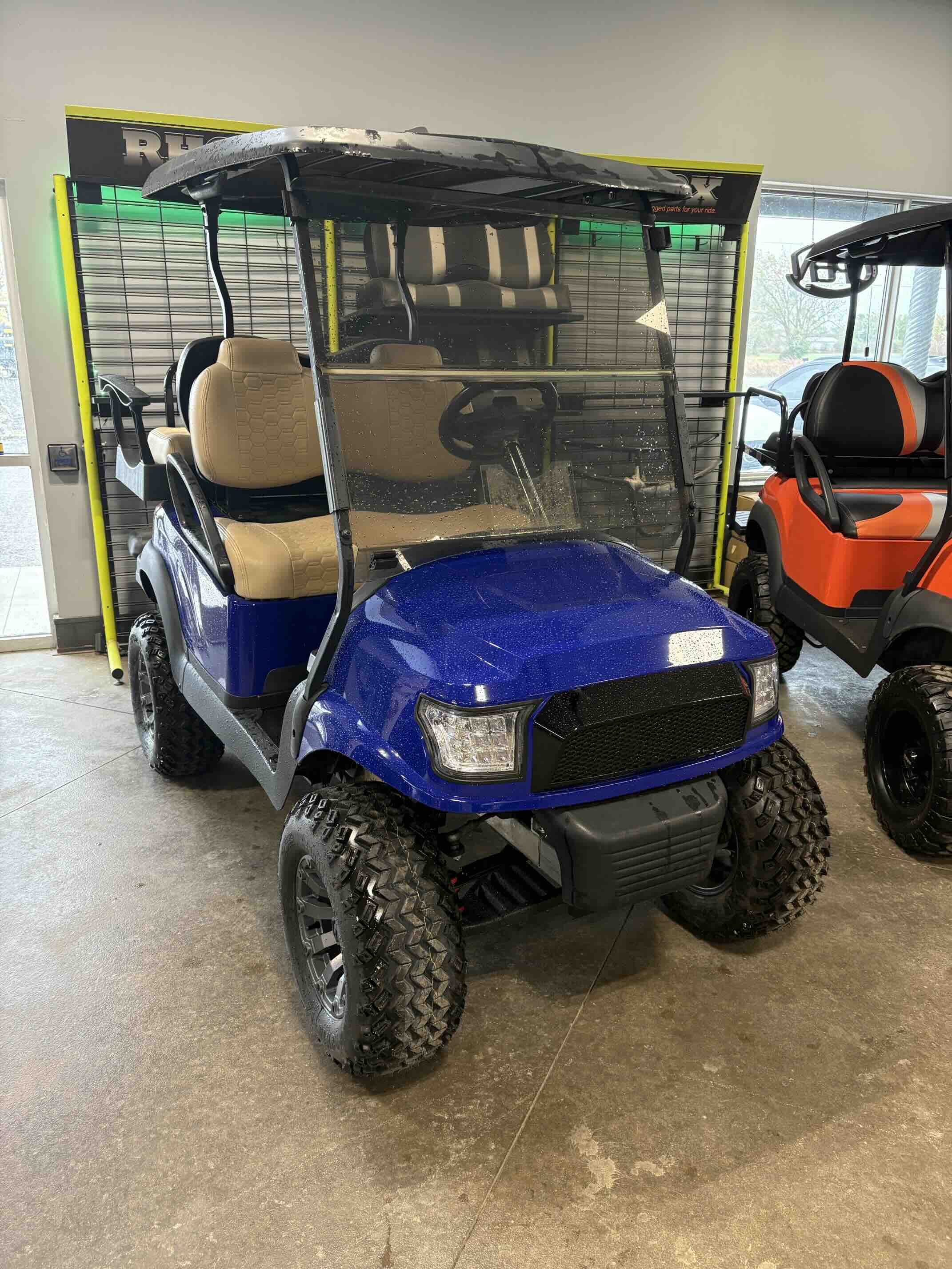 2020 Club Car Precedent 4-Passenger golf cart in Blue – Birdie Golf Carts Port Colborne