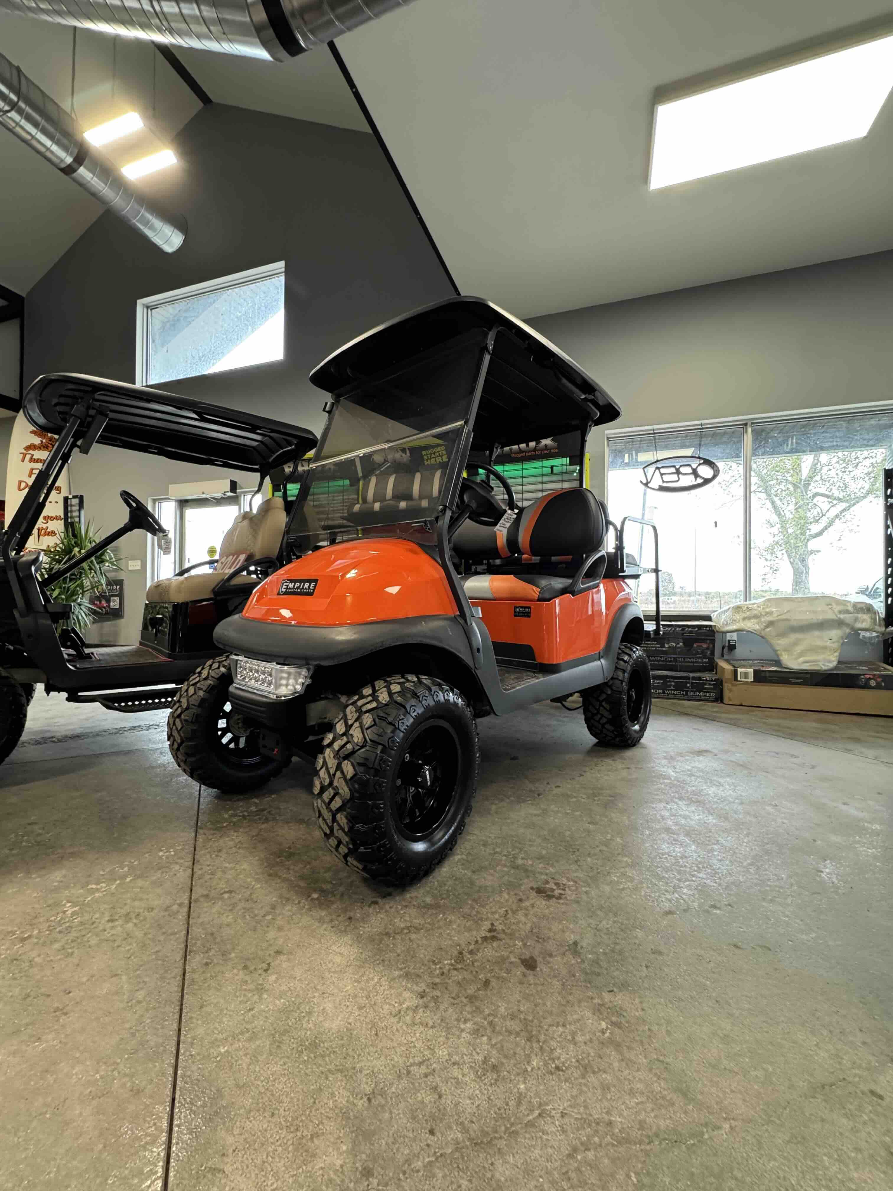 2014 Club Car Precedent 4-Passenger golf cart in Orange – Birdie Golf Carts Port Colborne