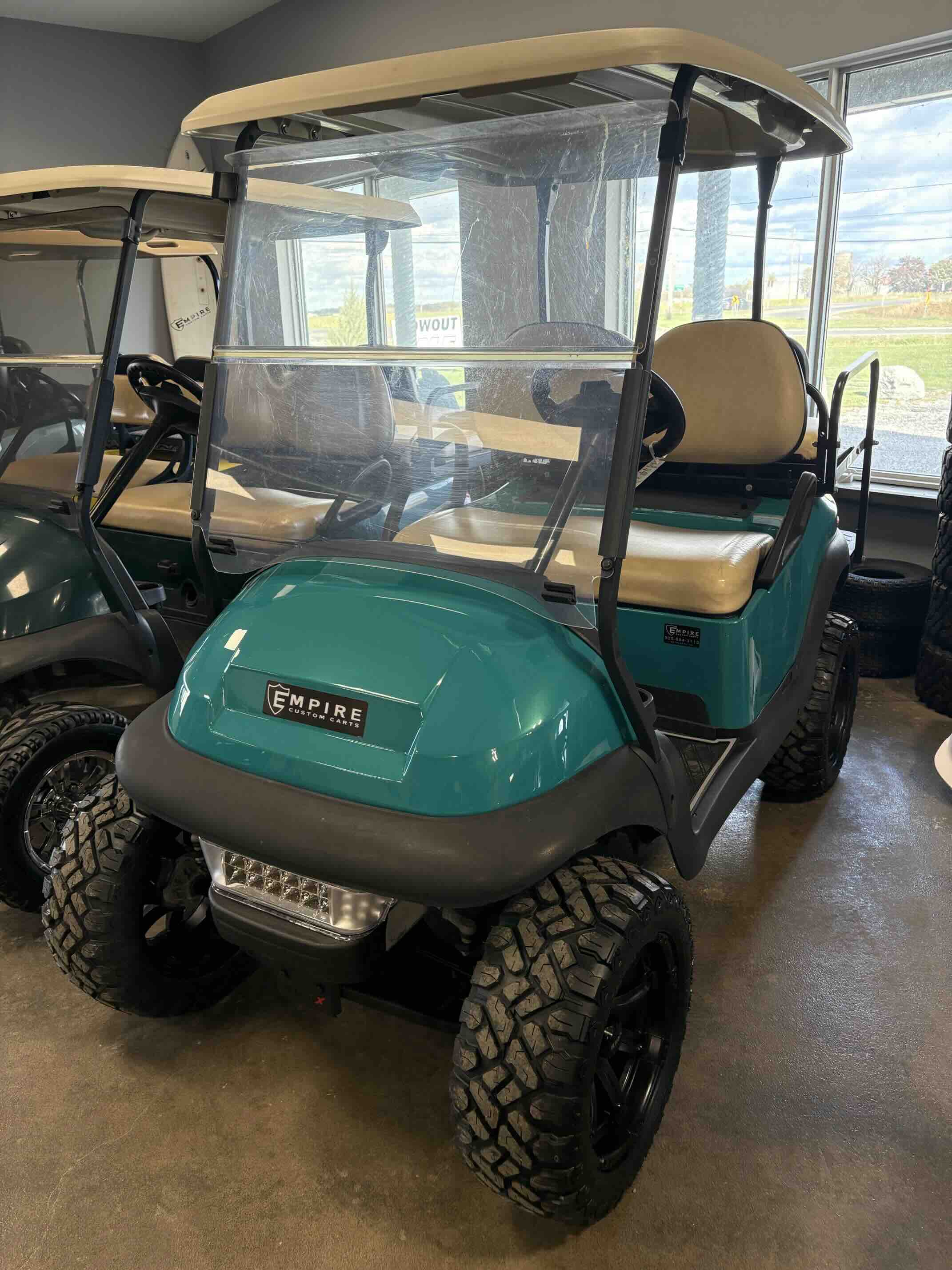 2014 Club Car Precedent 4-Passenger golf cart in Teal – Birdie Golf Carts Port Colborne