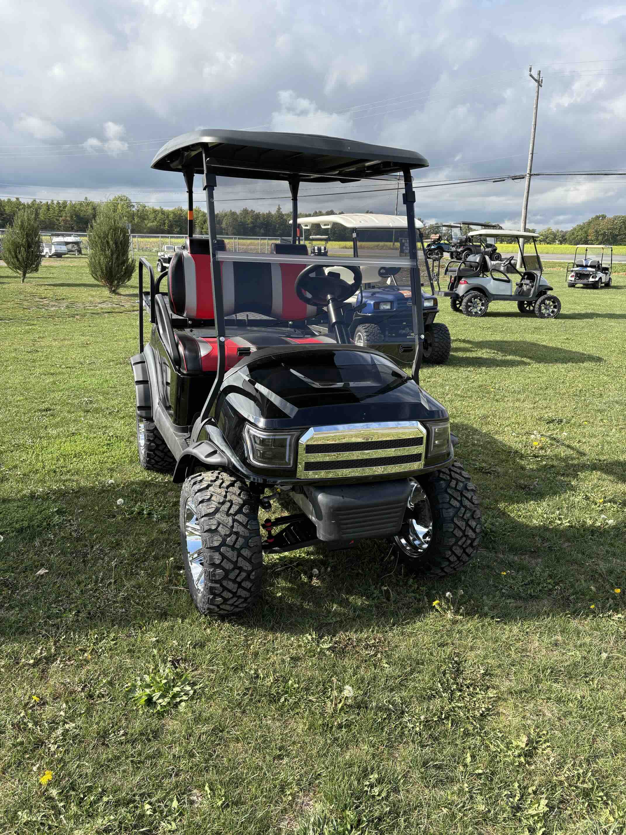 2020 Club Car Precedent | Alpha Build 4-Passenger golf cart in Black – Birdie Golf Carts Port Colborne