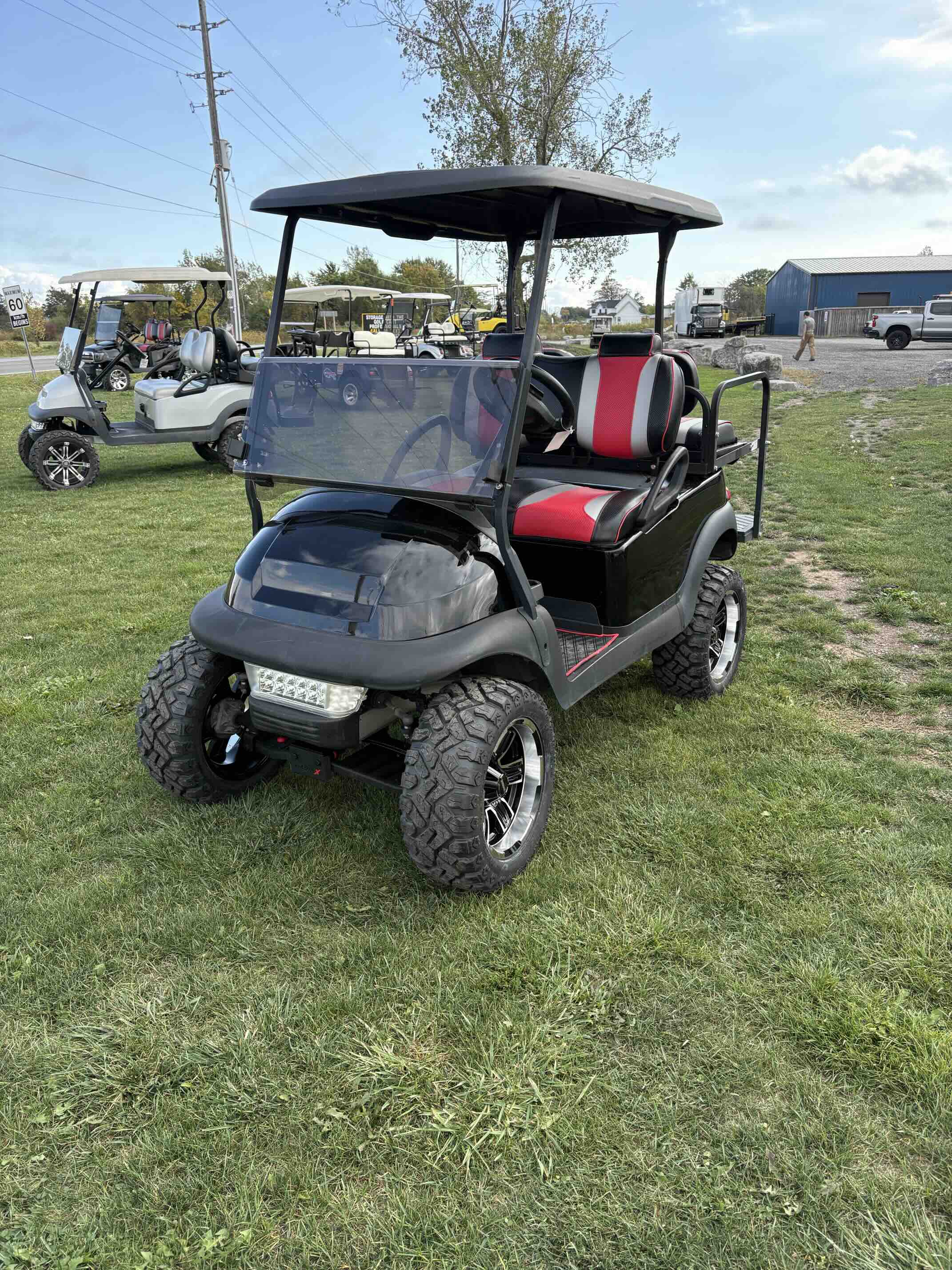 Club Car Precedent 4-Passenger golf cart in Black – Birdie Golf Carts Port Colborne