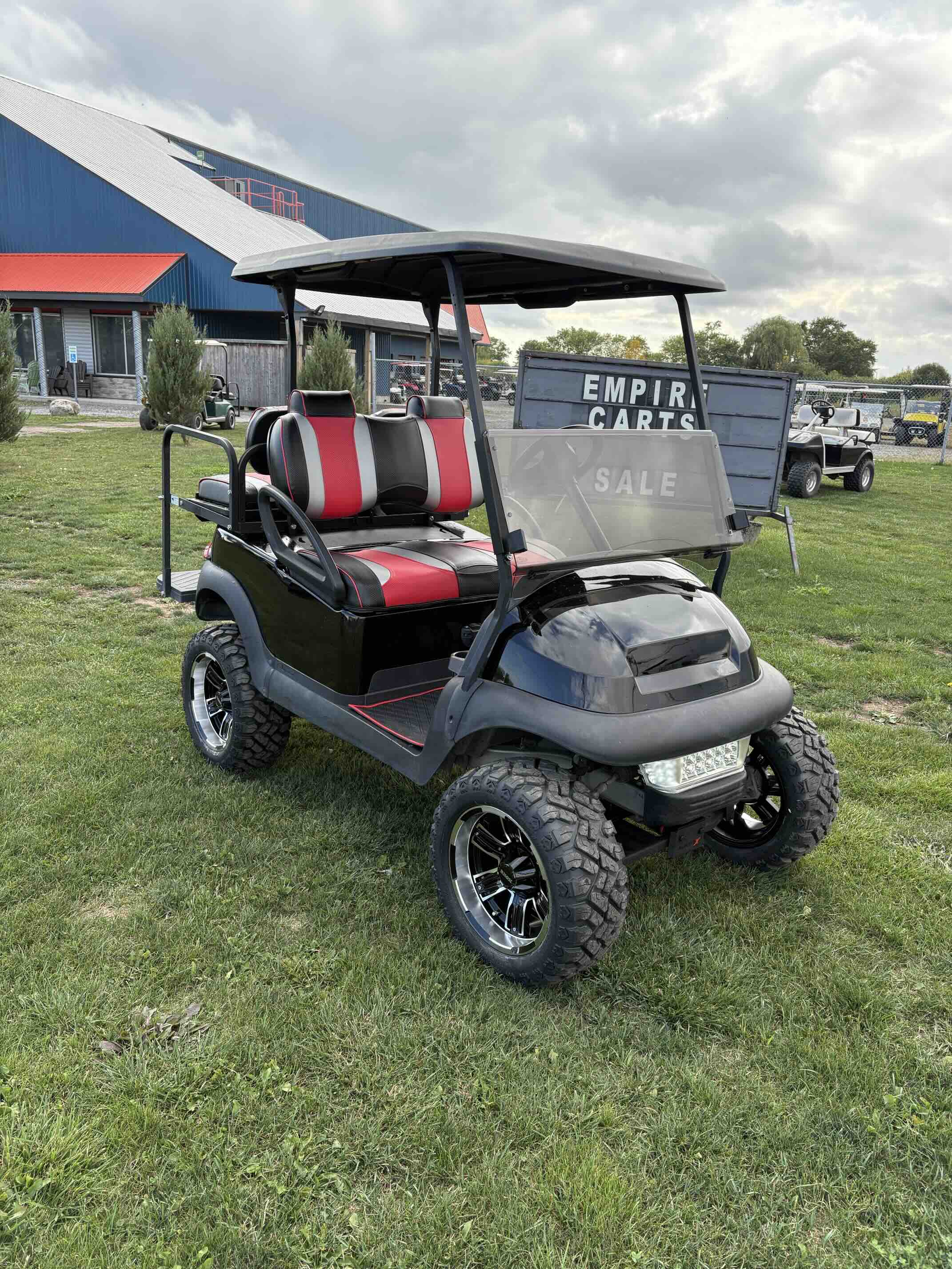 Club Car Precedent 4-Passenger golf cart in Black – Birdie Golf Carts Port Colborne