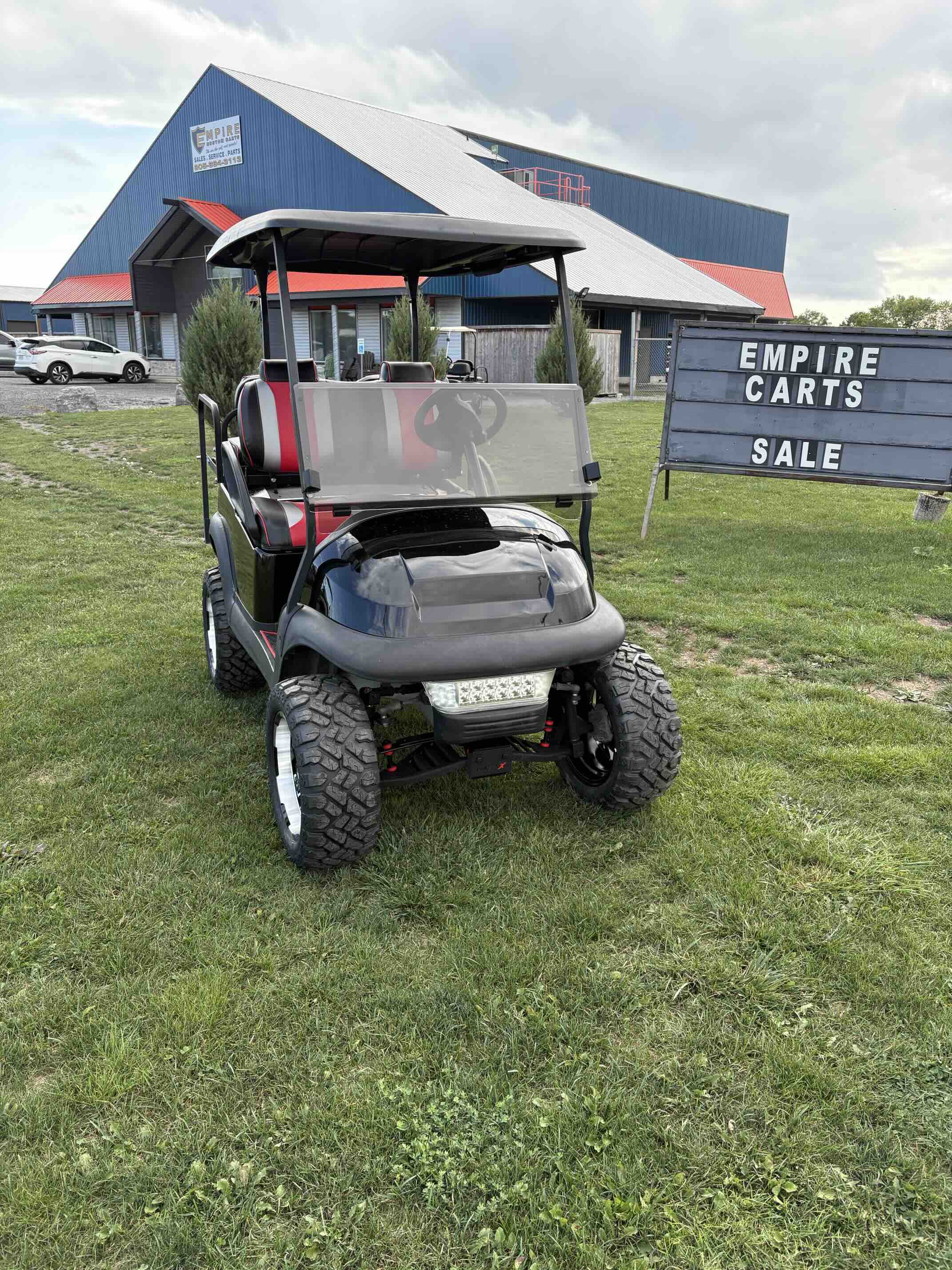 Club Car Precedent 4-Passenger golf cart in Black – Birdie Golf Carts Port Colborne