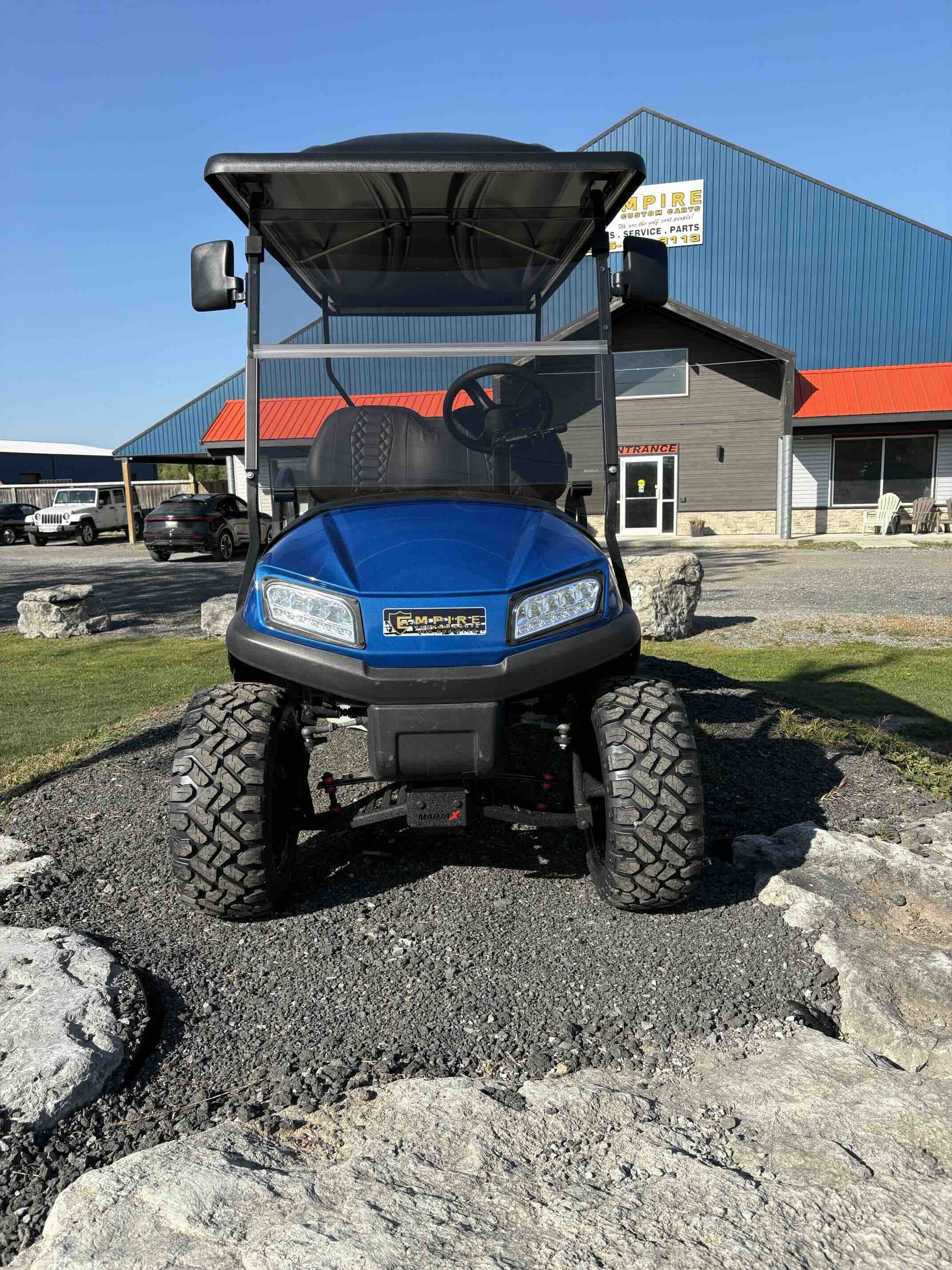 2020 Club Car Tempo 6-Passenger golf cart in Blue – Birdie Golf Carts Port Colborne