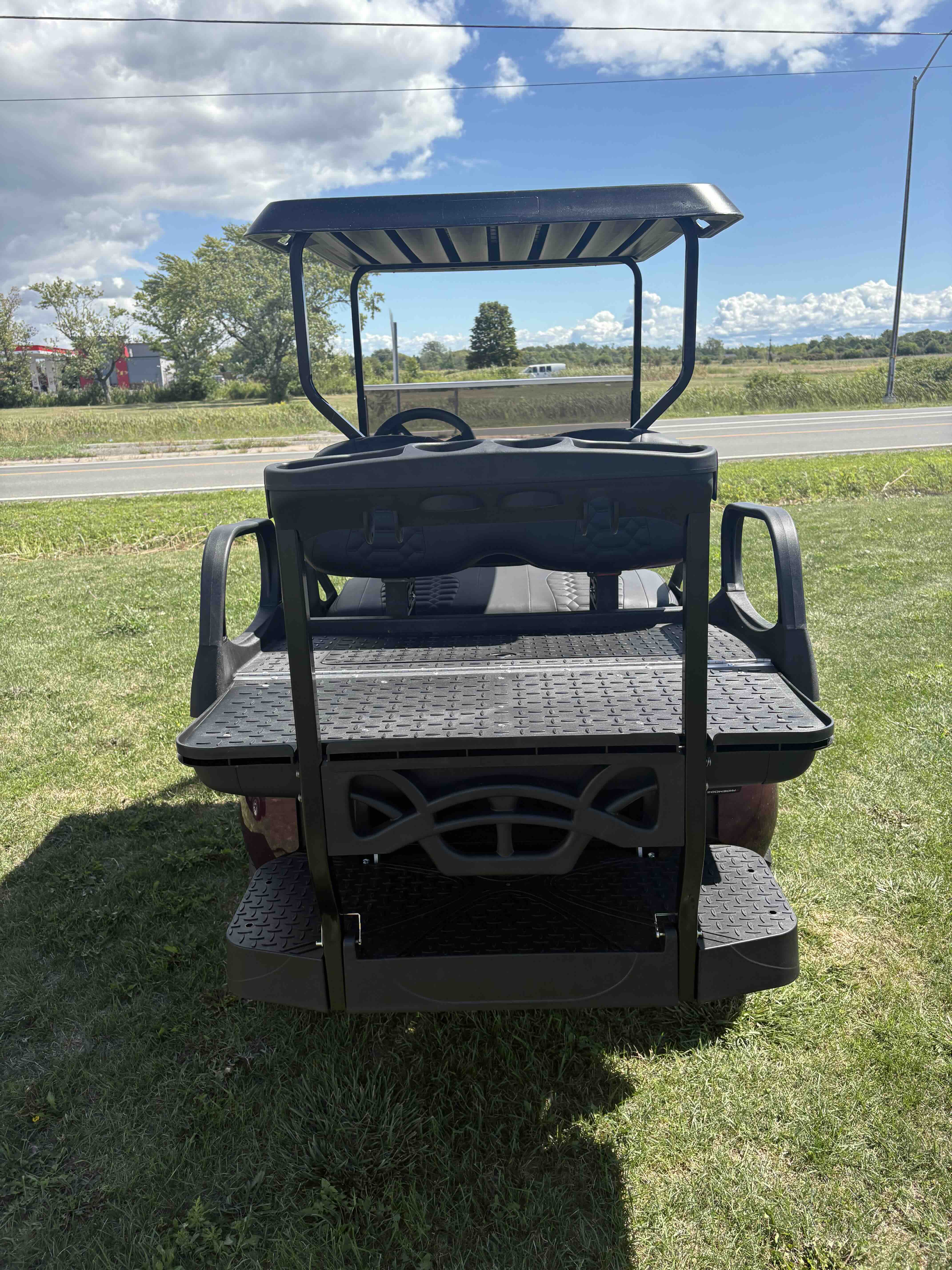 2014 EZGO TXT 4-Passenger golf cart in Red – Birdie Golf Carts Port Colborne