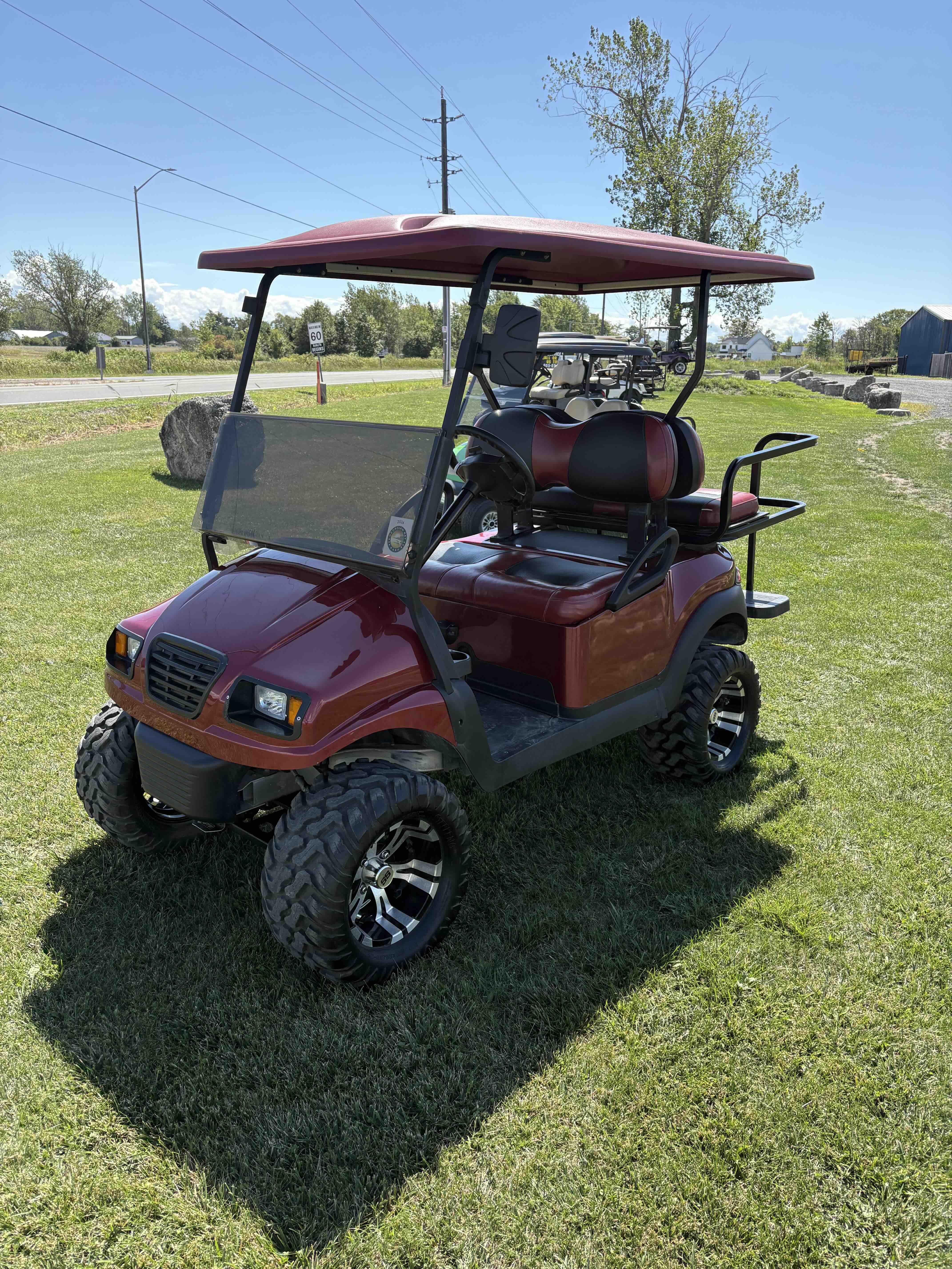 2013 Club Car Precedent 4-Passenger golf cart in Red – Birdie Golf Carts Port Colborne