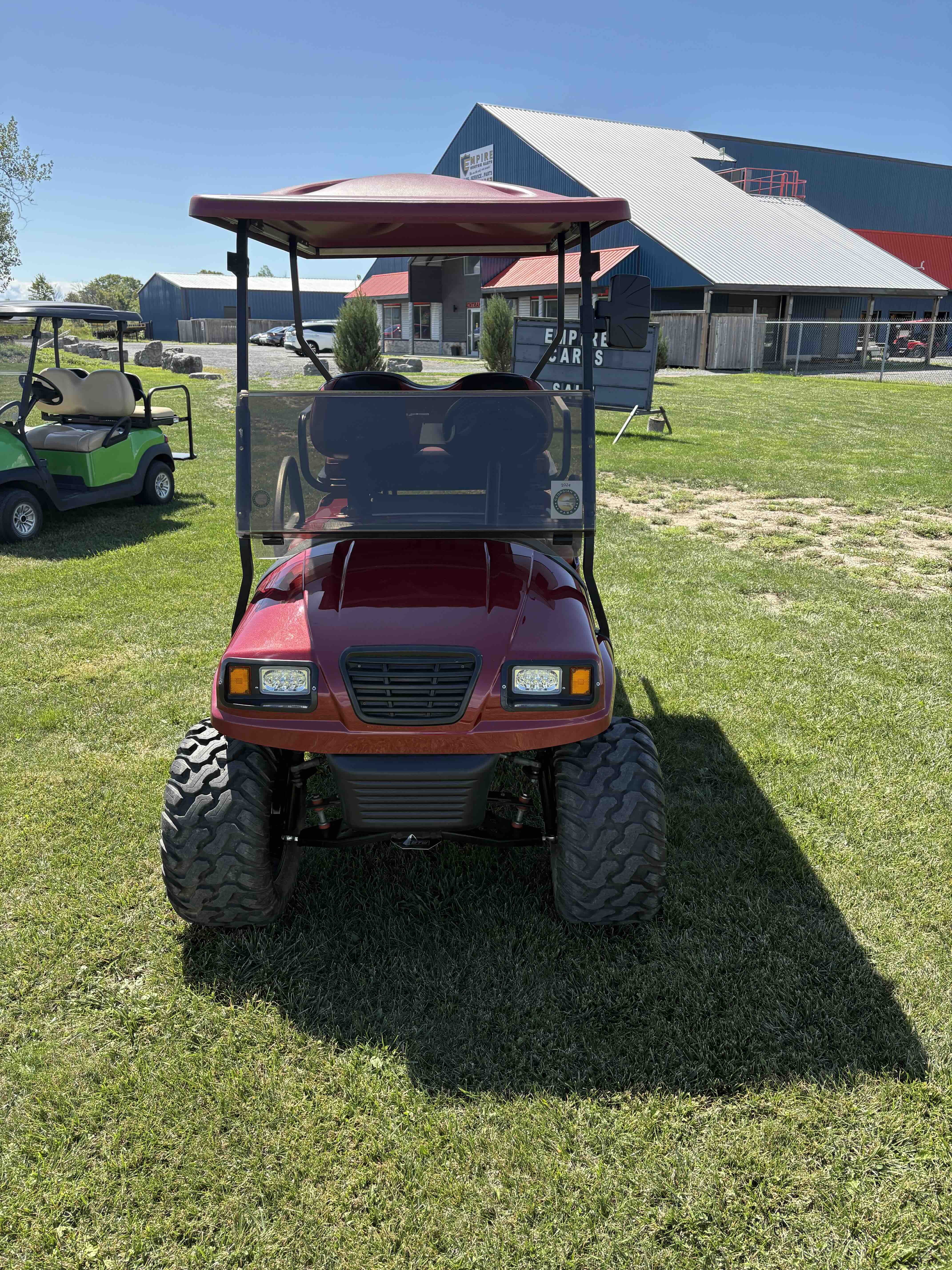 2013 Club Car Precedent 4-Passenger golf cart in Red – Birdie Golf Carts Port Colborne