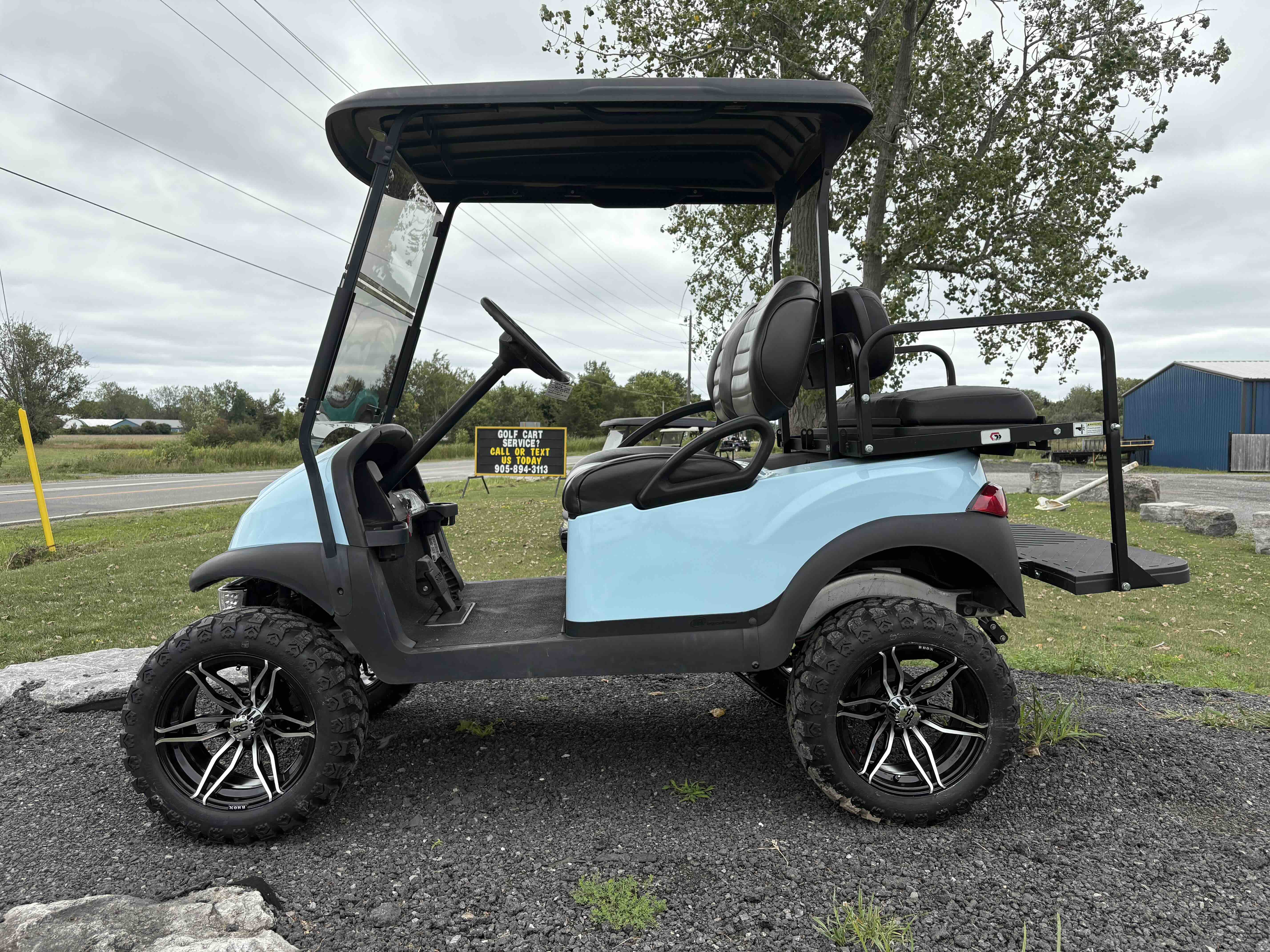 2020 Club Car Precedent 4-Passenger golf cart in Blue – Birdie Golf Carts Port Colborne