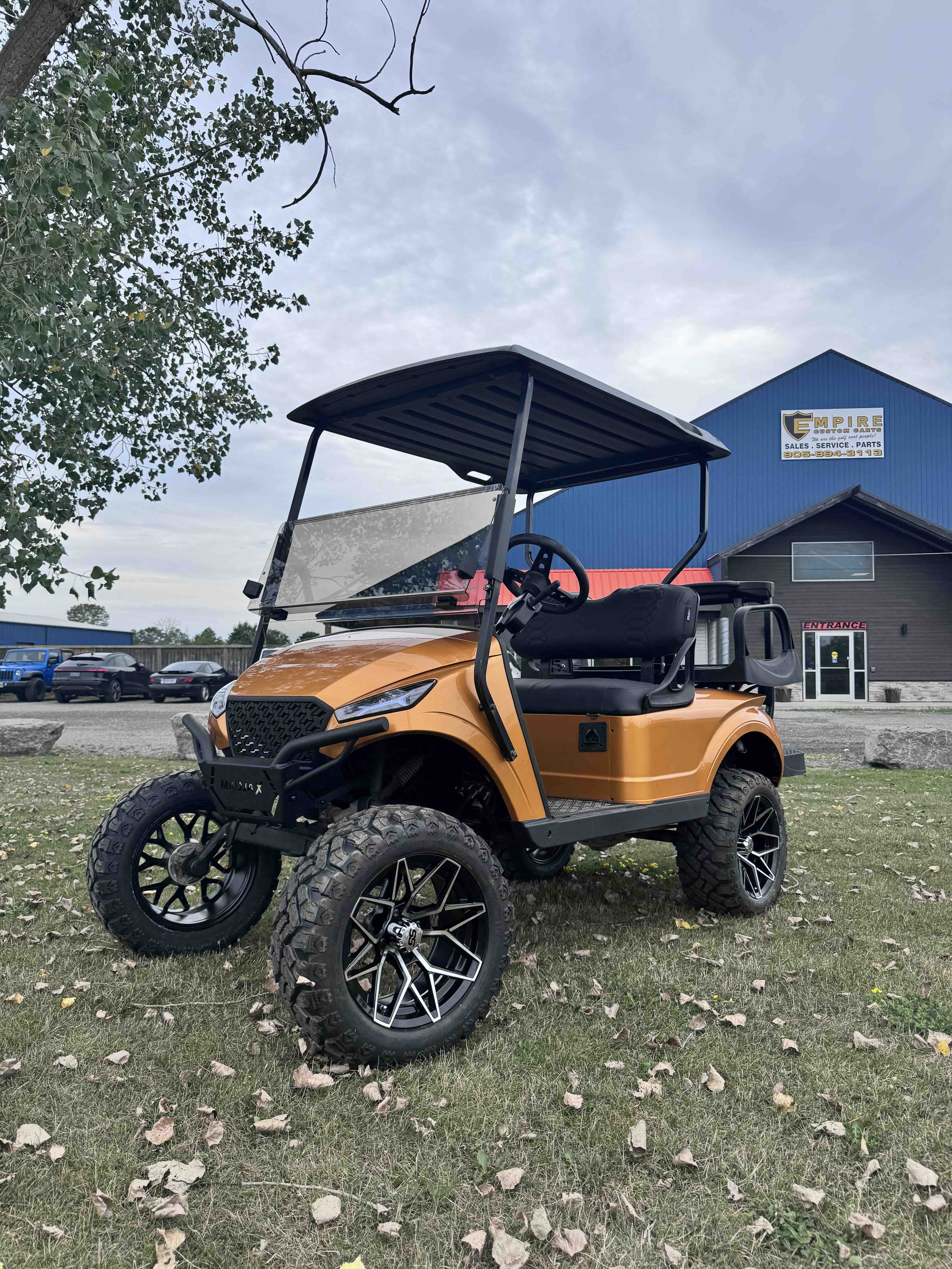 2020 EZGO TXT 4-Passenger golf cart in Copper – Birdie Golf Carts Port Colborne