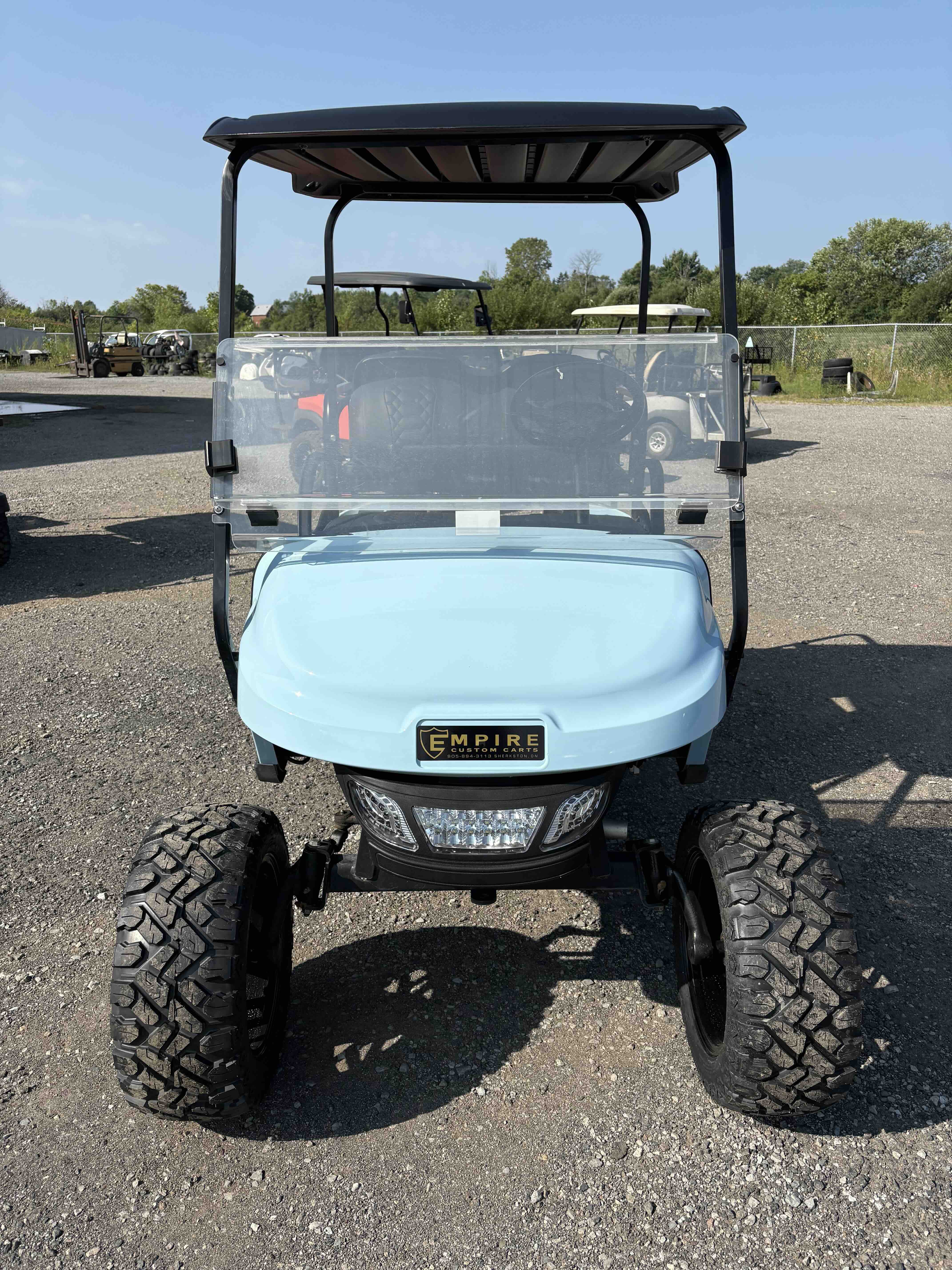 2020 EZGO TXT 4-Passenger golf cart in Blue – Birdie Golf Carts Port Colborne