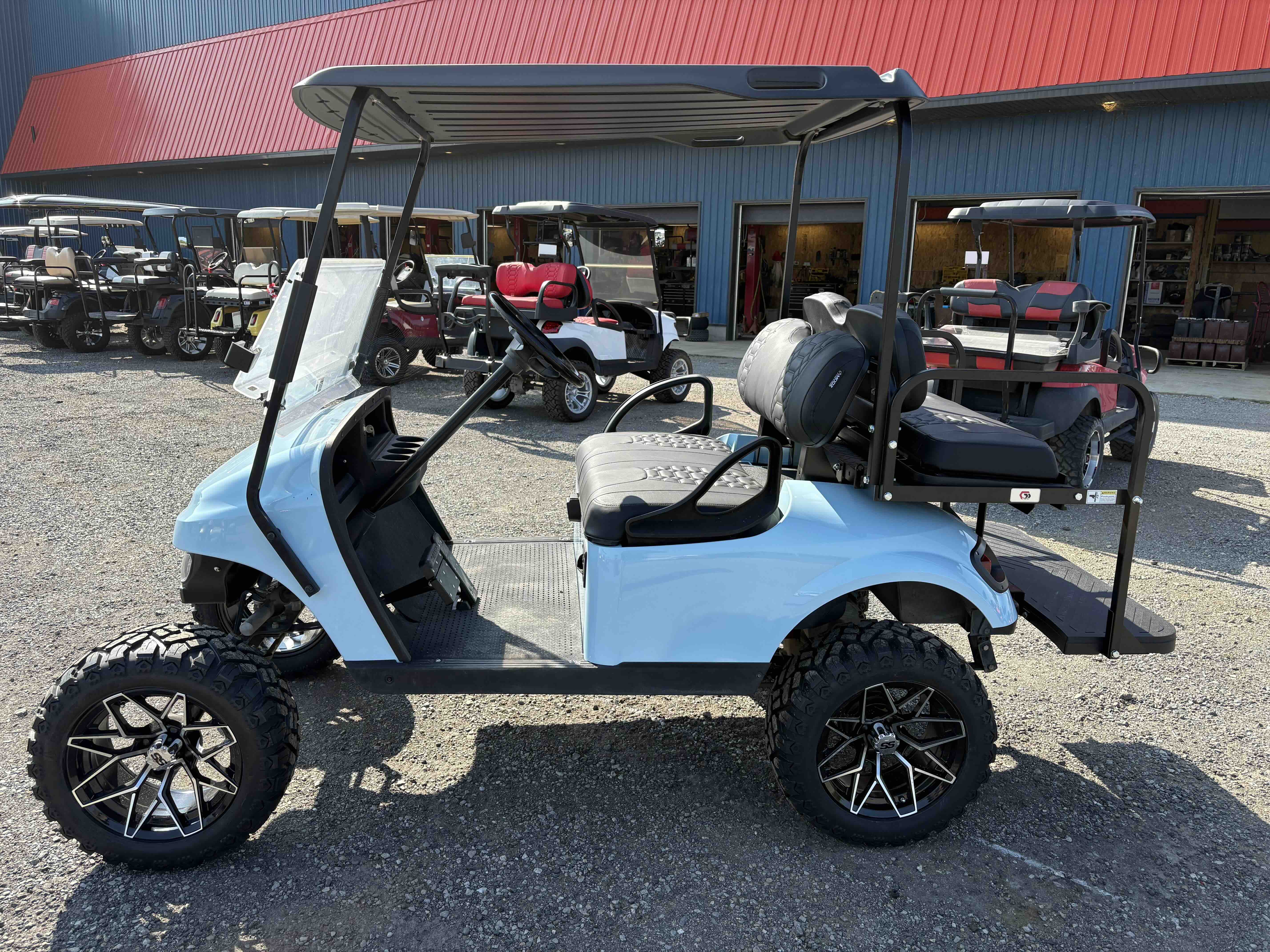 2020 EZGO TXT 4-Passenger golf cart in Blue – Birdie Golf Carts Port Colborne