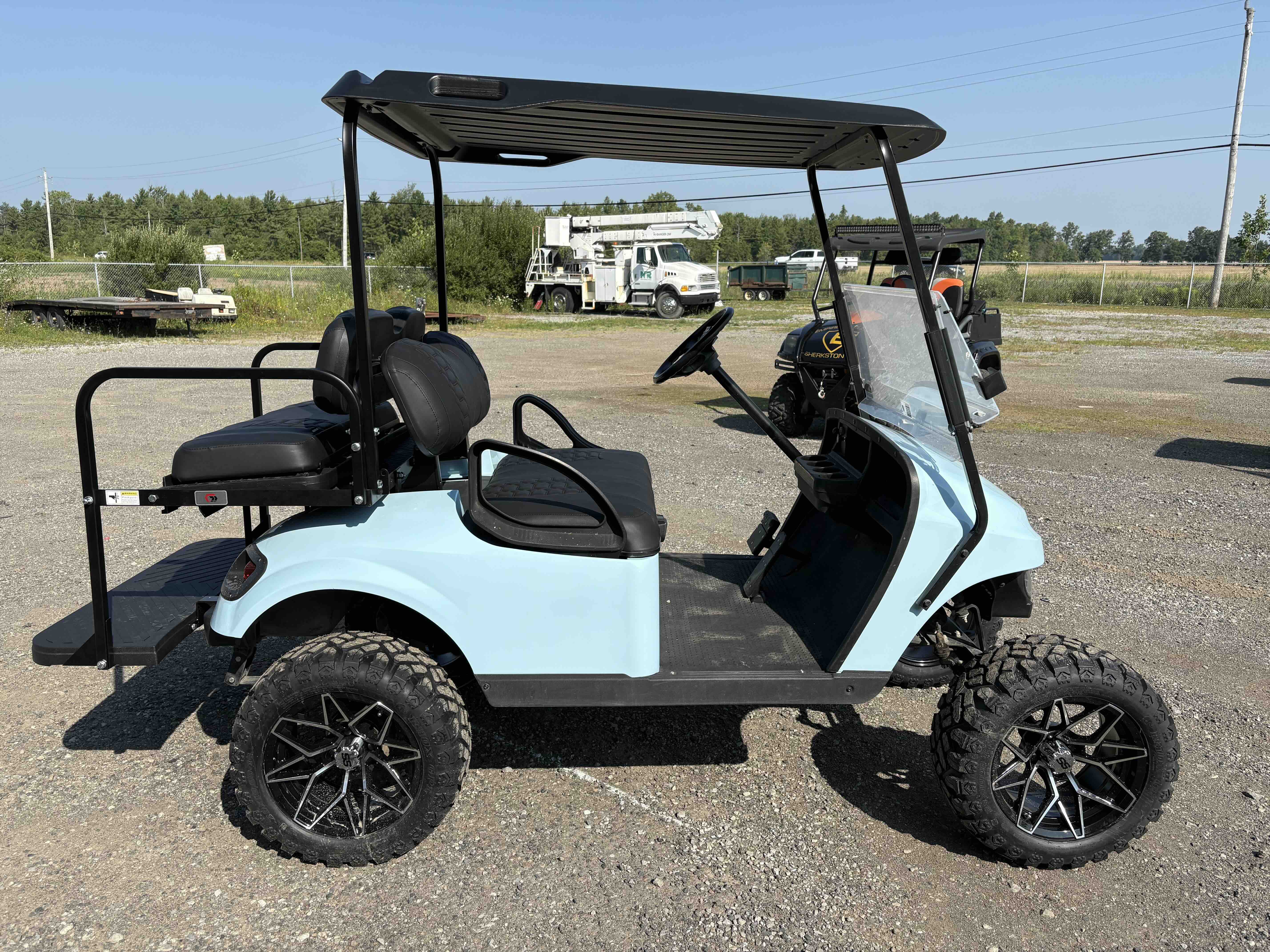 2020 EZGO TXT 4-Passenger golf cart in Blue – Birdie Golf Carts Port Colborne