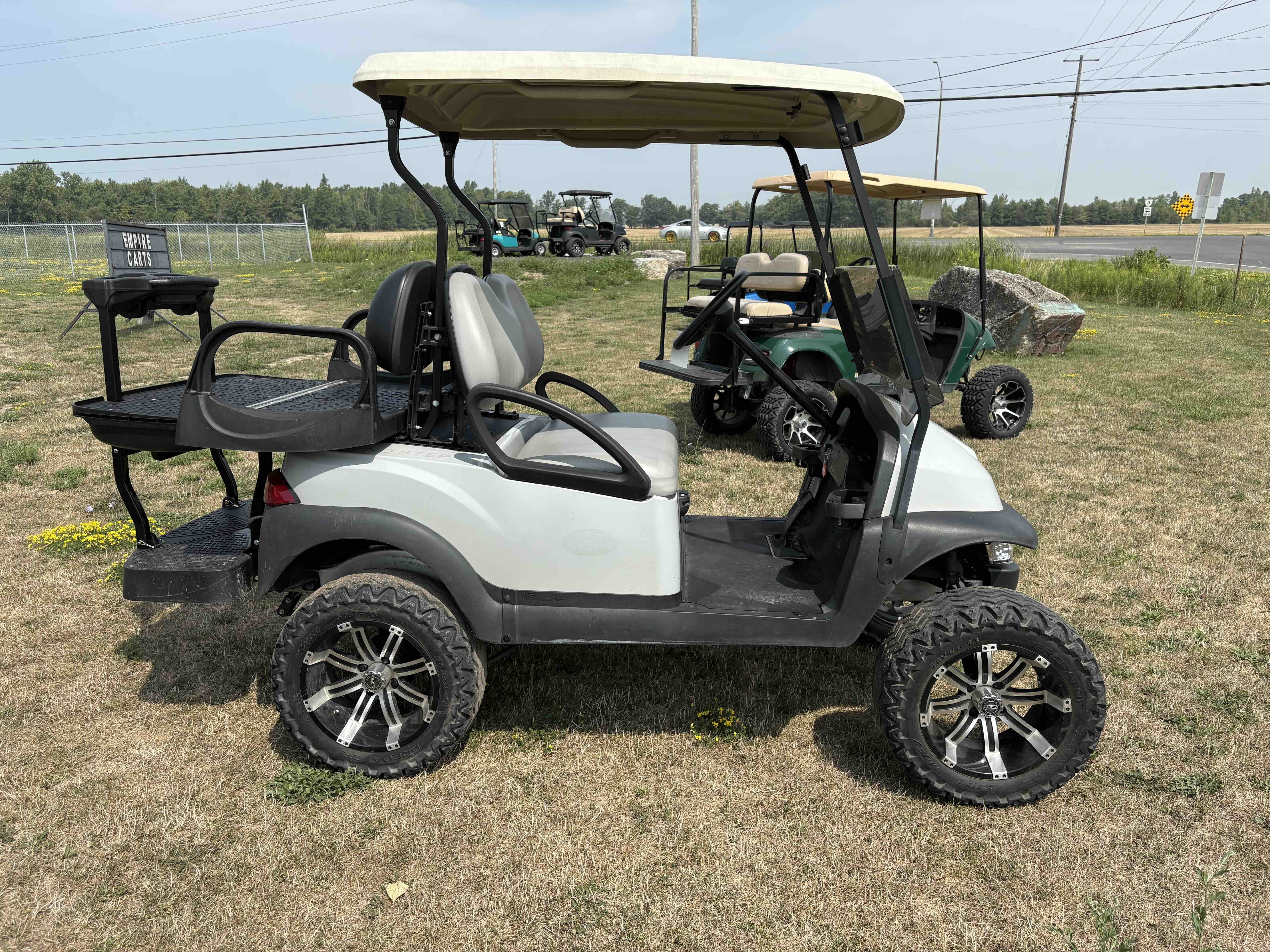2020 Club Car Precedent 4-Passenger golf cart in Grey – Birdie Golf Carts Port Colborne