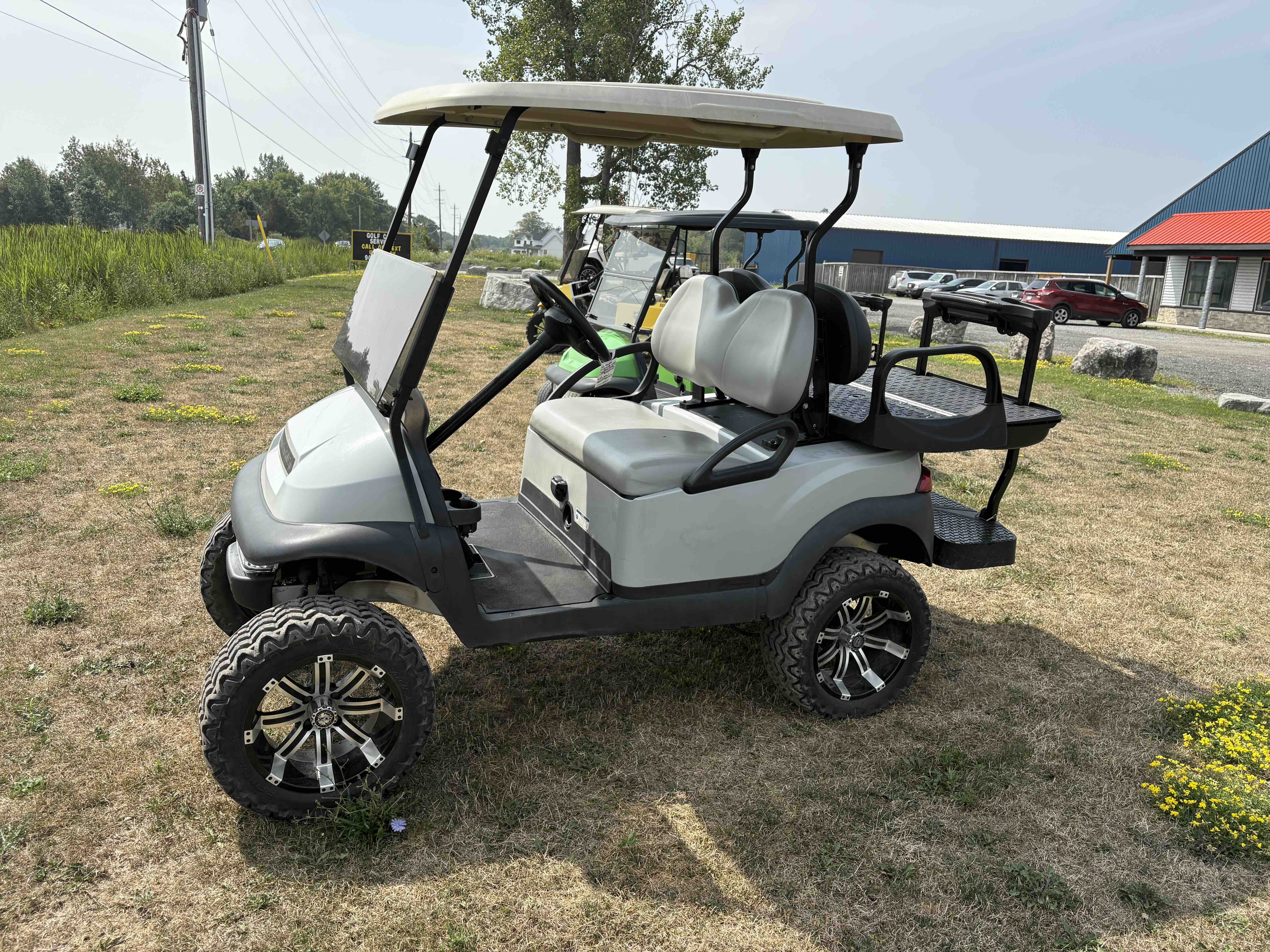 2020 Club Car Precedent 4-Passenger golf cart in Grey – Birdie Golf Carts Port Colborne