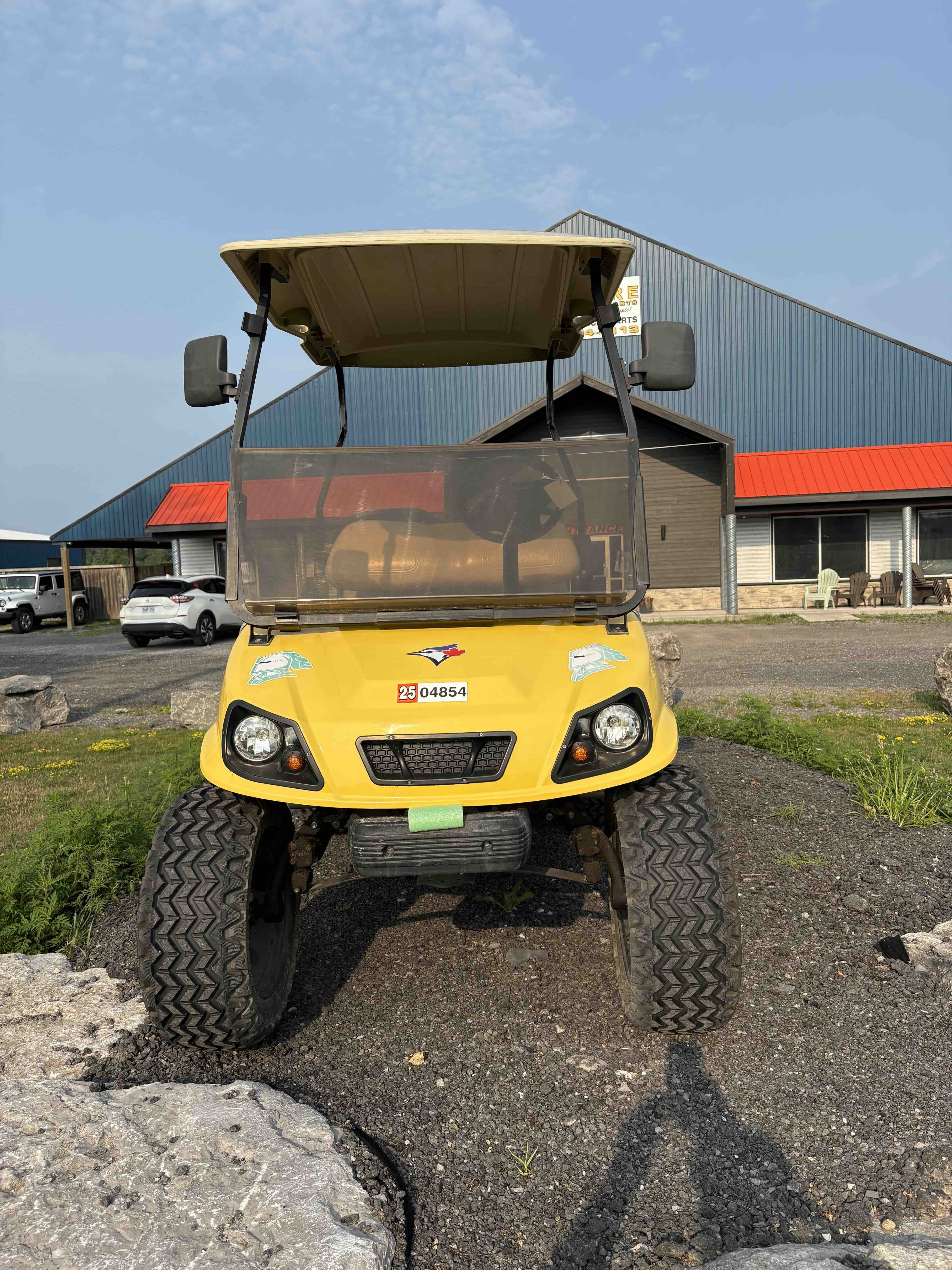 2012 Club Car DS 4-Passenger golf cart in Yellow – Birdie Golf Carts Port Colborne