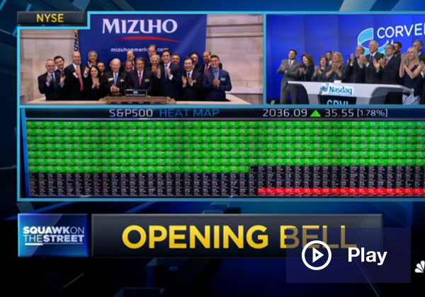 Mizuho Americas Rings NYSE Opening Bell