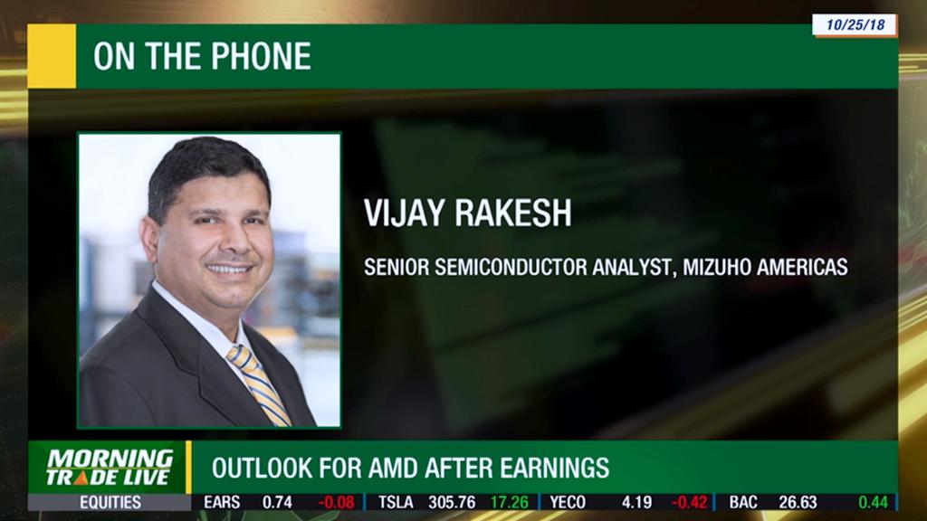 Vijay Rakesh Talks Outlook for AMD After Earnings