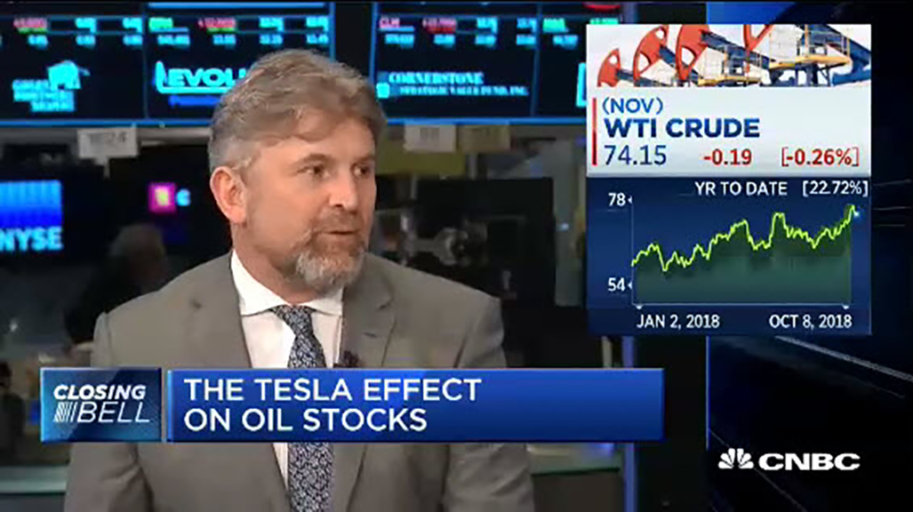What the 'Tesla effect' could be doing to oil stocks