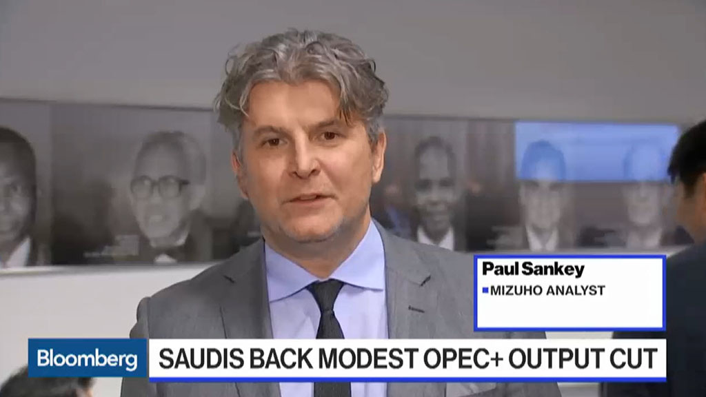 Sankey Sees OPEC Cuts Stabilizing Market Short-Term