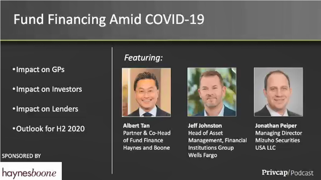 Fund Financing Amid COVID-19