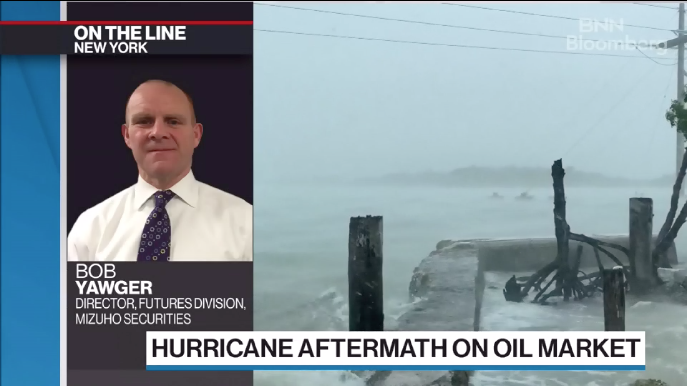 Bob Yawger Says Oil Markets Muted in Immediate Aftermath of Hurricane Laura