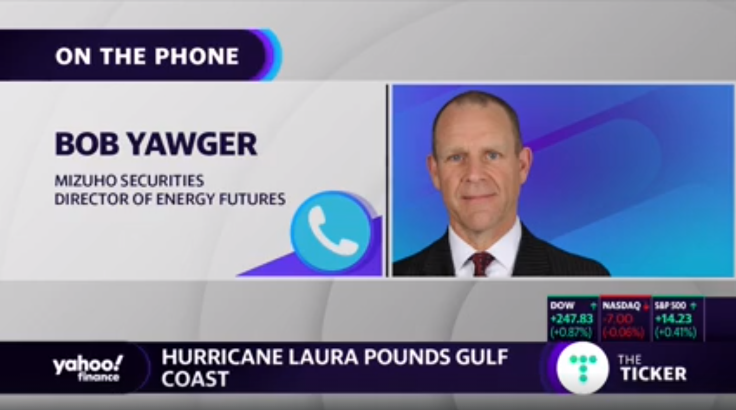 Bob Yawger Discusses U.S. oil prices as Hurricane Laura hits the Gulf Coast
