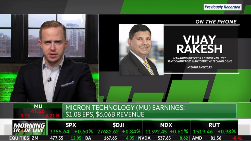 Vijay Rakesh Covers Micron Technology Earnings