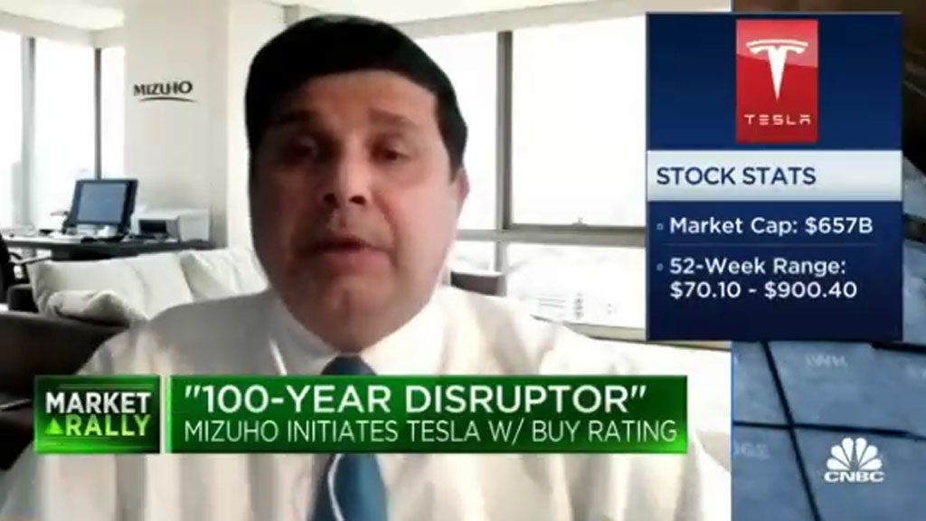 Vijay Rakesh Explains His Buy Rating on Tesla With a $775 Price Target
