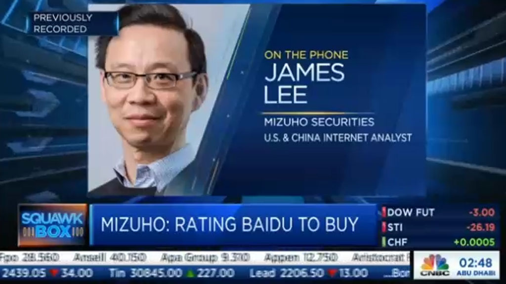 Mizuho Securities on why the bank is bullish on Baidu’s cloud business