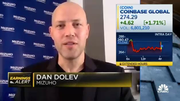 ‘Really difficult to predict,’ Coinbase stock success