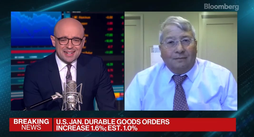 Steven Ricchiuto on Bloomberg Surveillance (Starts at 1:59:10)