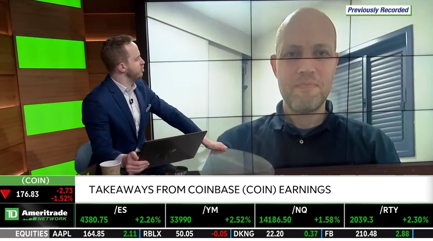 Mizuho notes lack of visibility for Coinbase (COIN) in 2022