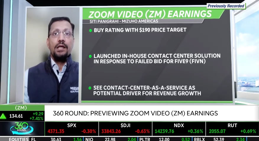 Previewing Zoom Video (ZM) earnings