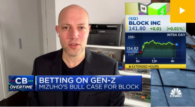 We didn’t want to overestimate Block’s valuation but we’re bullish, says Mizuho’s Dolev